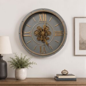 Ivory Steampunk Wall Clock
